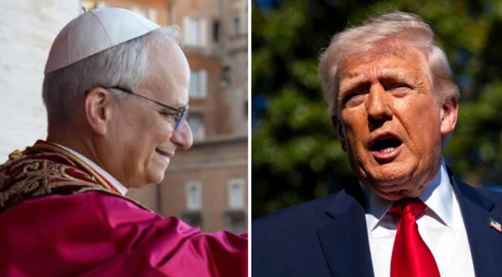 papa leone trump