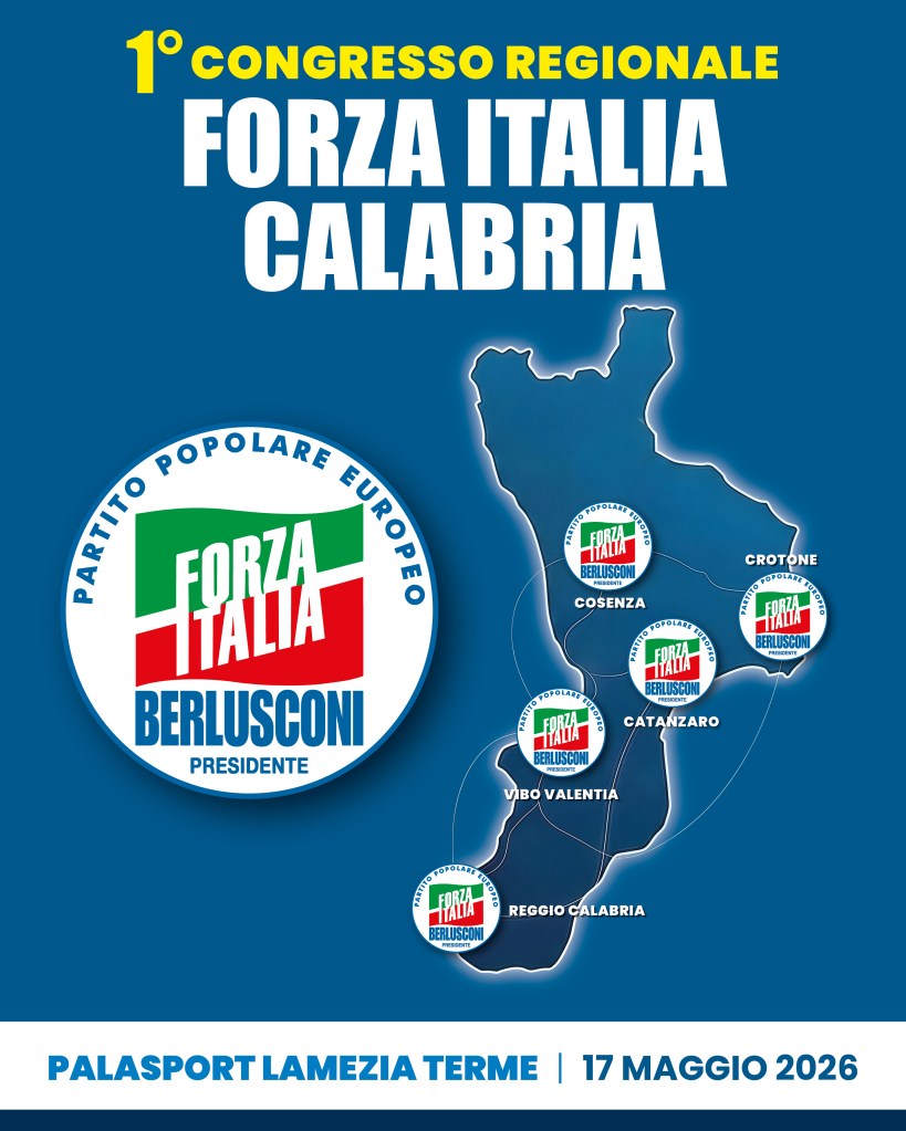 CONGRESSO FI CALABRIA locandina