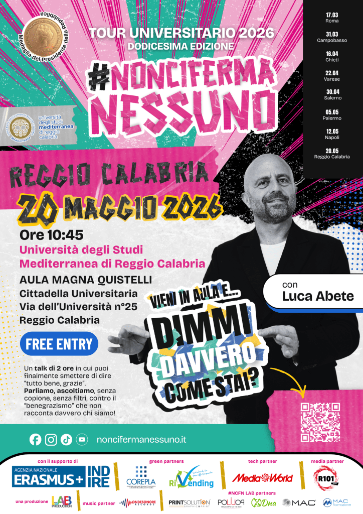 Locandina NCFN Luca Abete Reggio Calabria