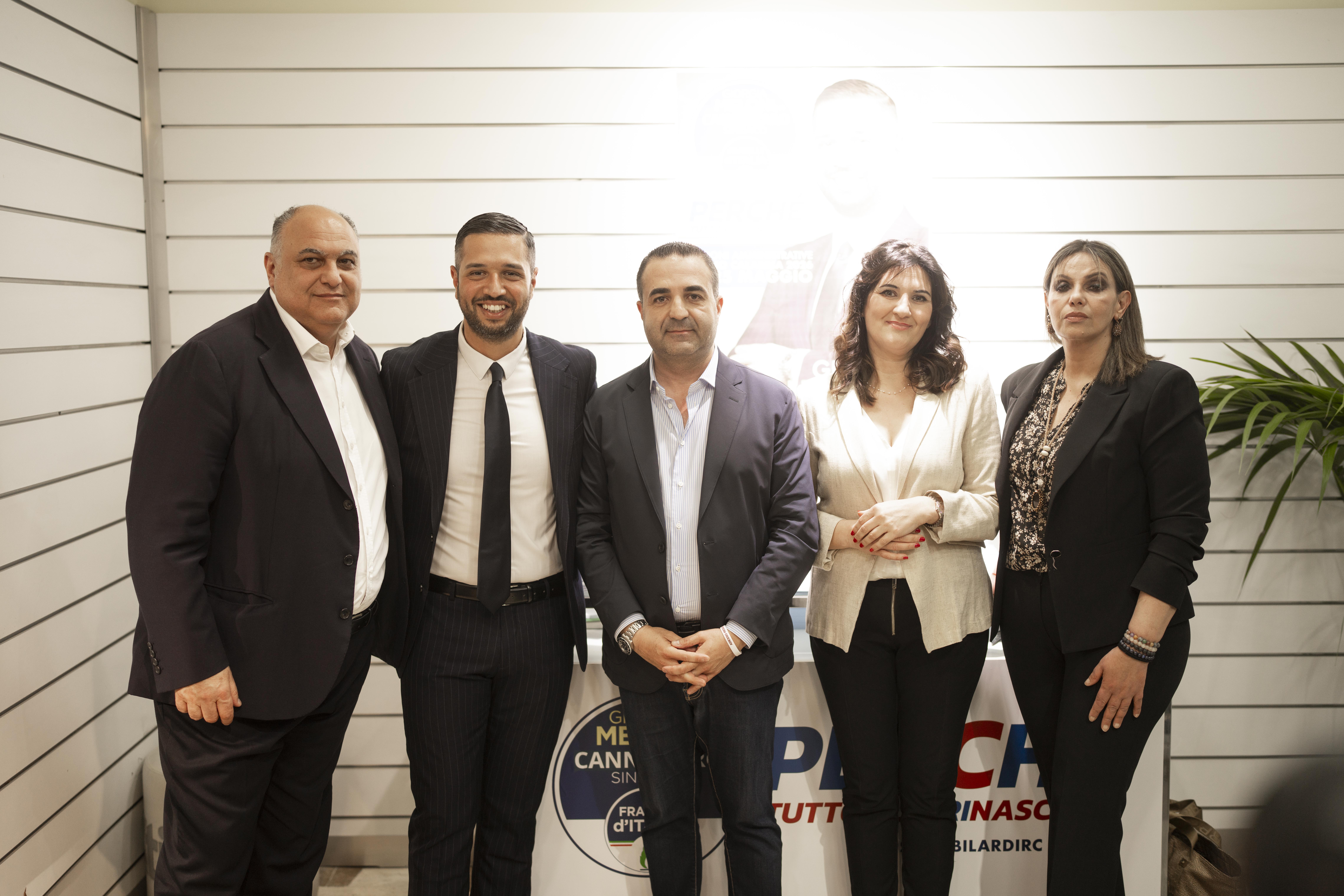 inaugurazione segreteria politica giuseppe bilardi ()