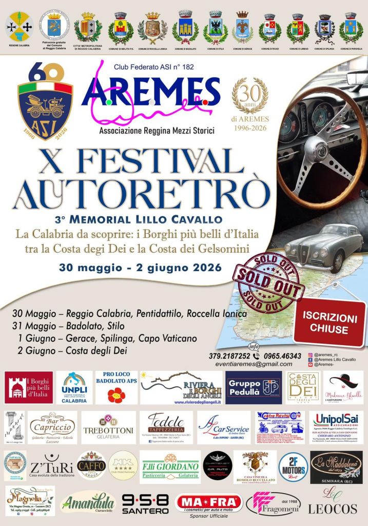 locandina festival autoretro