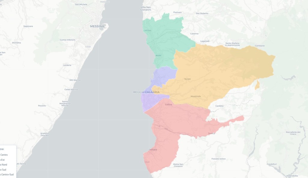 mappa circoscrizioni