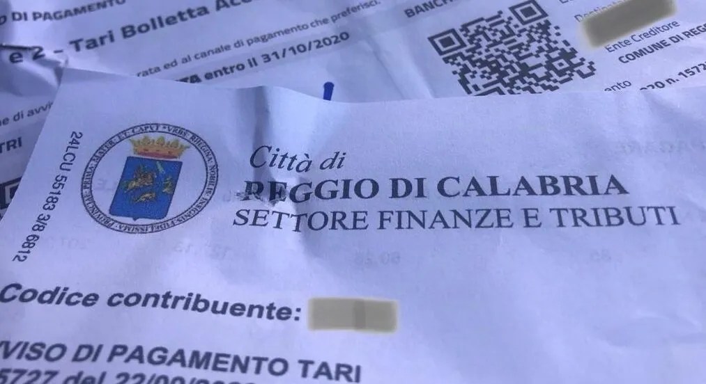 pagamento tari rimborso e