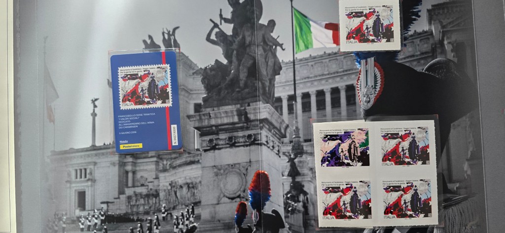 Reggio, Accademia di Belle Arti e Carabinieri: nasce il francobollo
