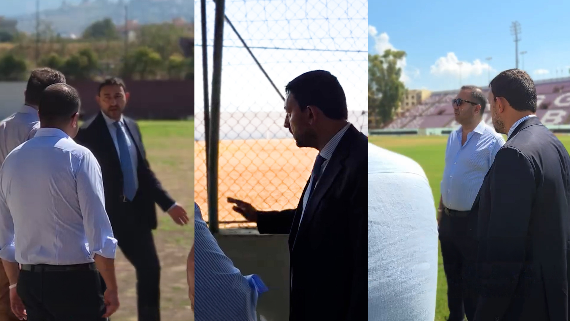 Armando Antonio Calveri allo stadio Granillo e al centro sportivo Sant Agata
