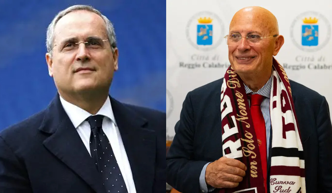 Claudio Lotito Antonino Ballarino Reggina