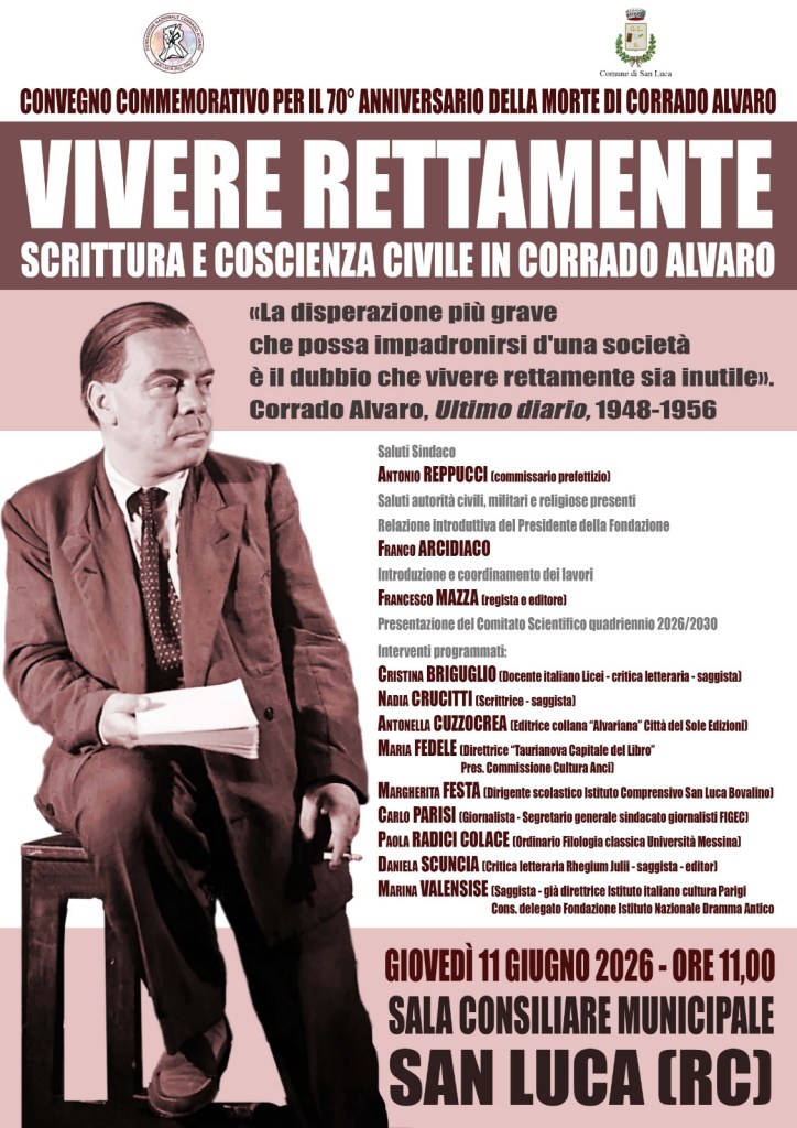 Locandina convegno Alvaro San Luca