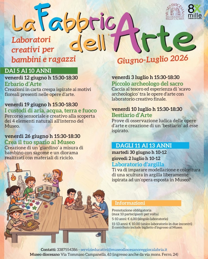 Locandina laboratori museo diocesiano