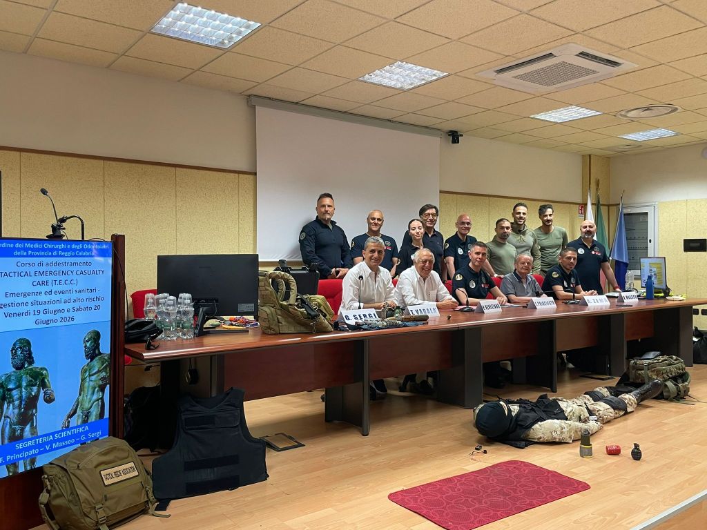corso TECC su emergenze tattiche e scenari ostili