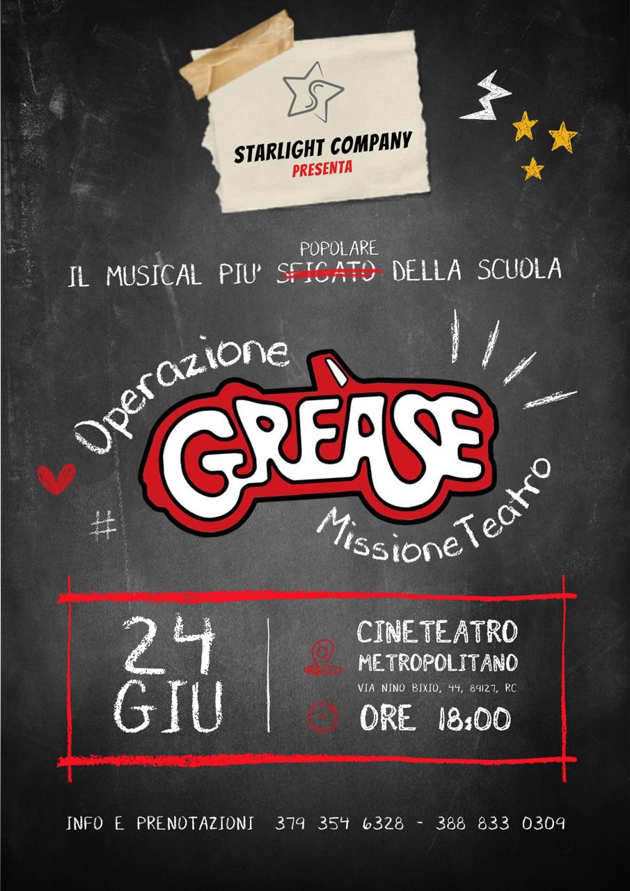 locandina grease