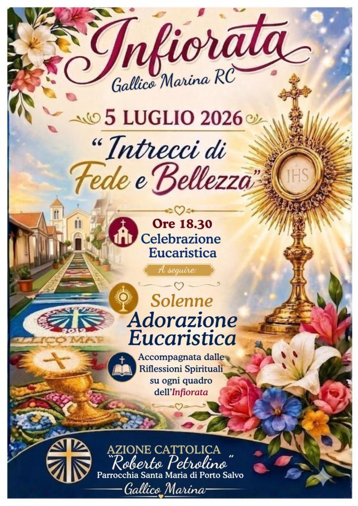 locandina infiorata gallico