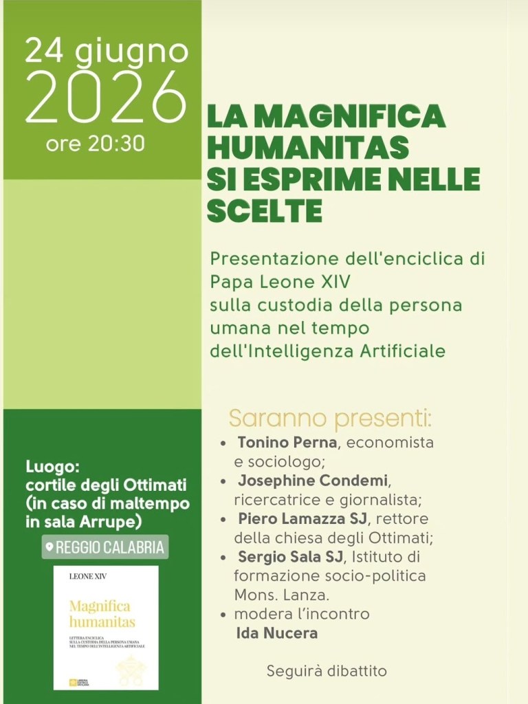 locandina presentazione enciclica giugno