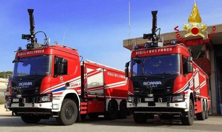 mezzi vigili del fuoco
