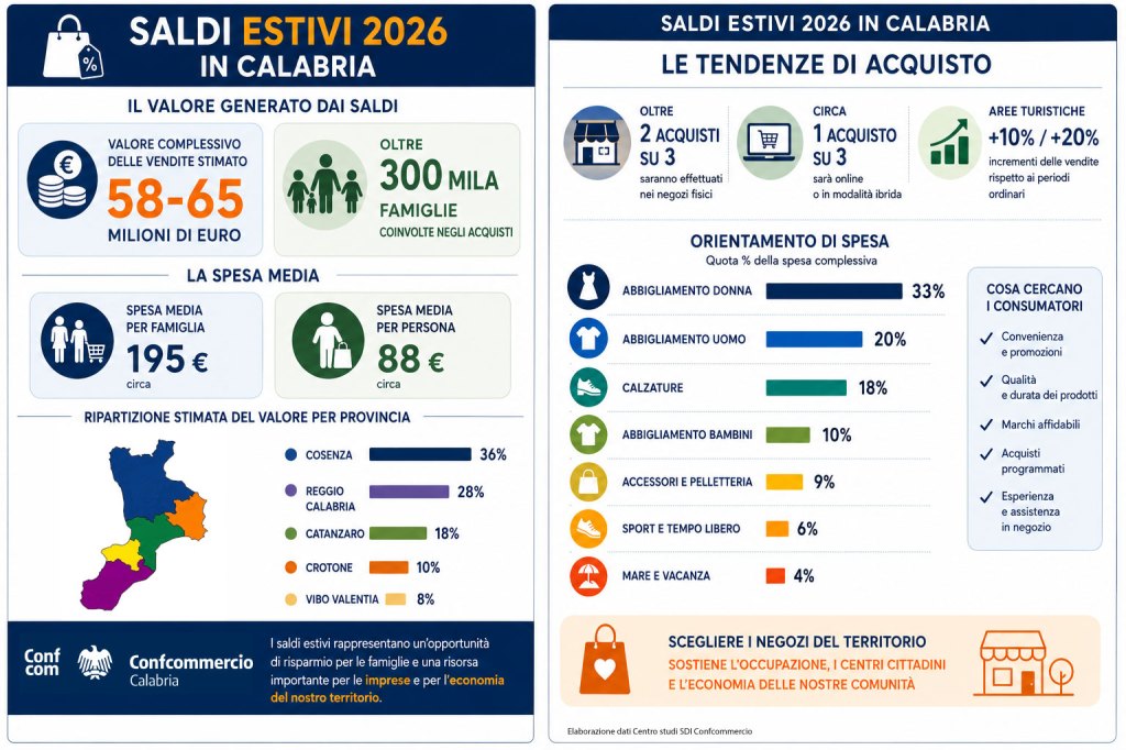 Infografica Saldi Estivi