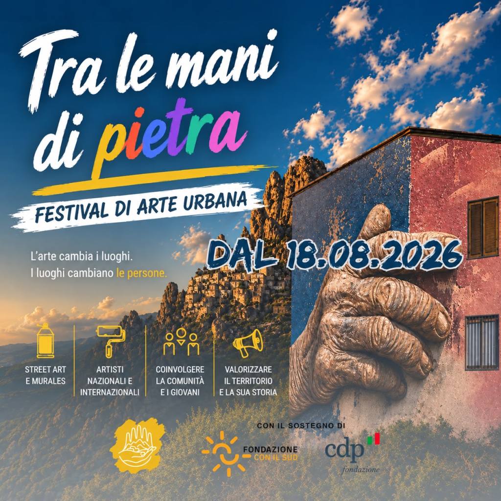 Locandina Tra le mani di pietra RIanimare Pentedattilo