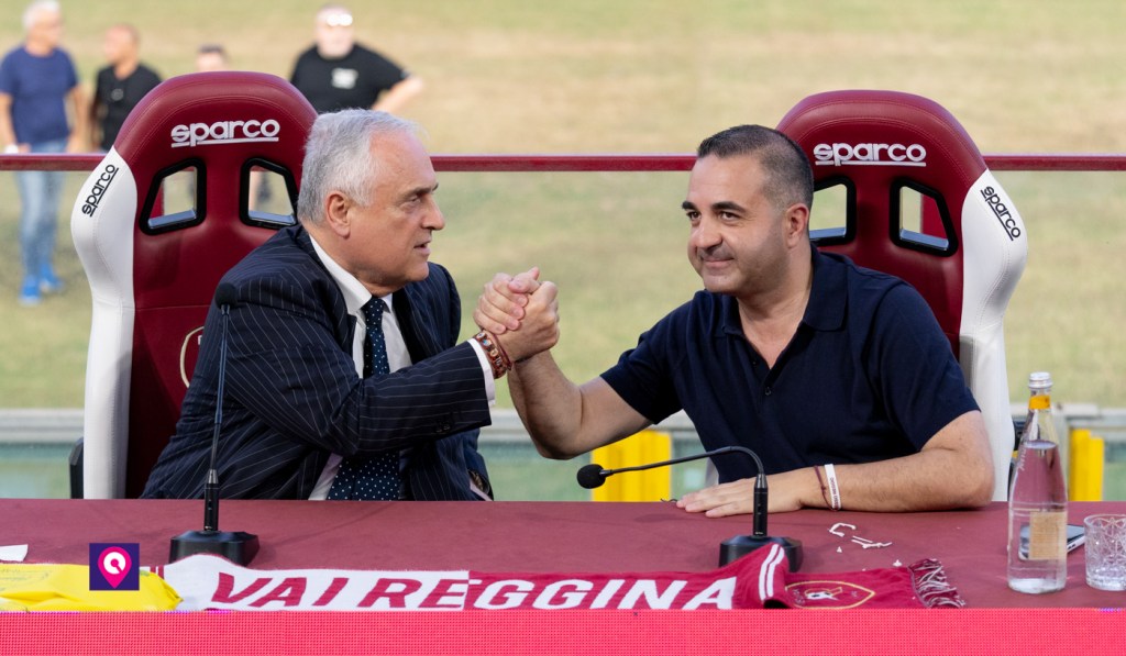 Reggina Conferenza Granillo Claudio Lotito e Francesco Cannizzaro ()