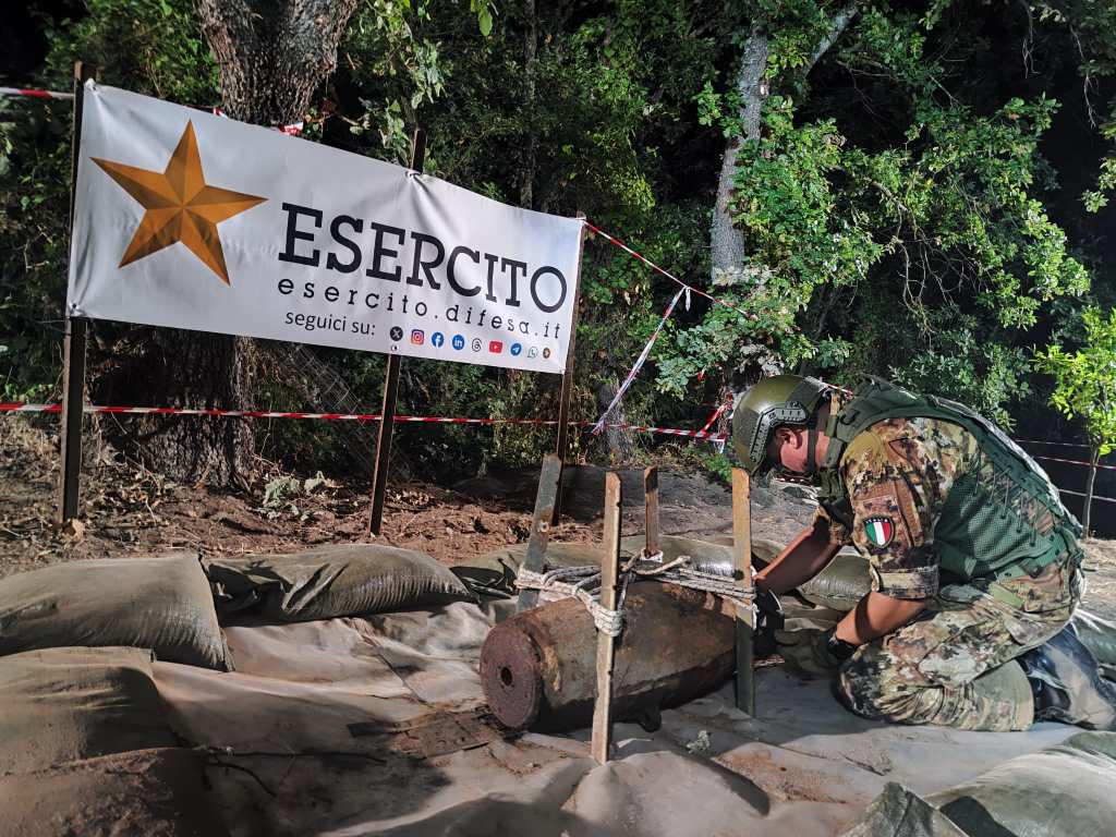 Un momento delle operazioni
