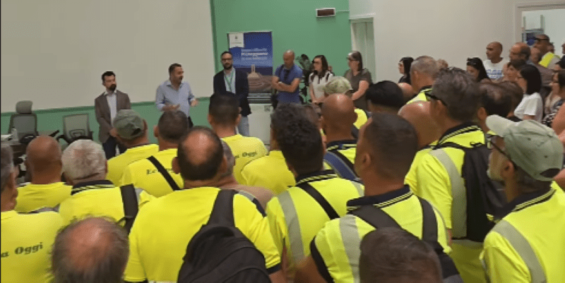 Reggio, Cannizzaro incontra gli operatori di Ecologia Oggi: ‘Ripuliremo la città’