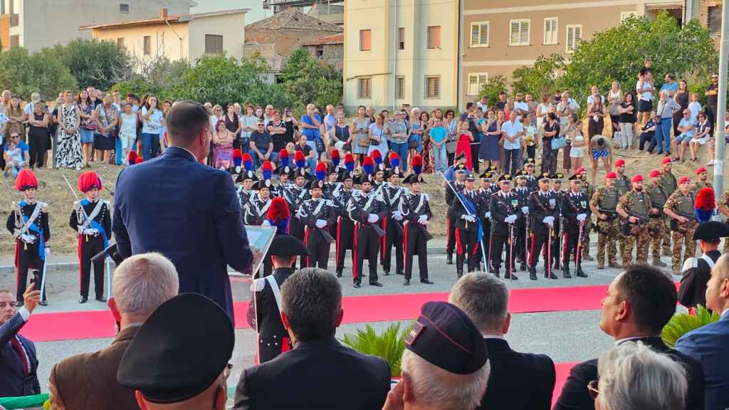 inaugurazione caserma carabinieri lazzaro ()