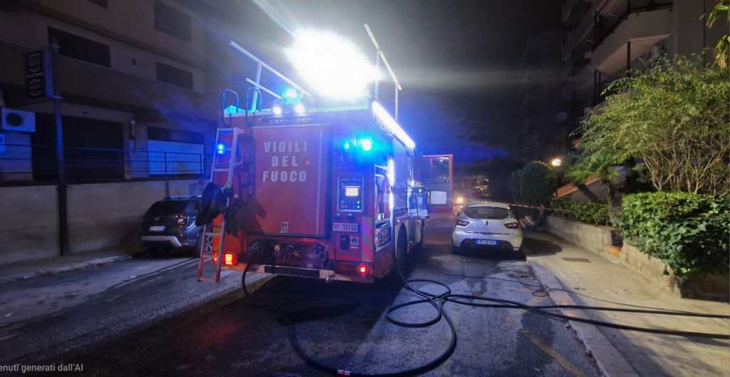 incendio reggio calabria
