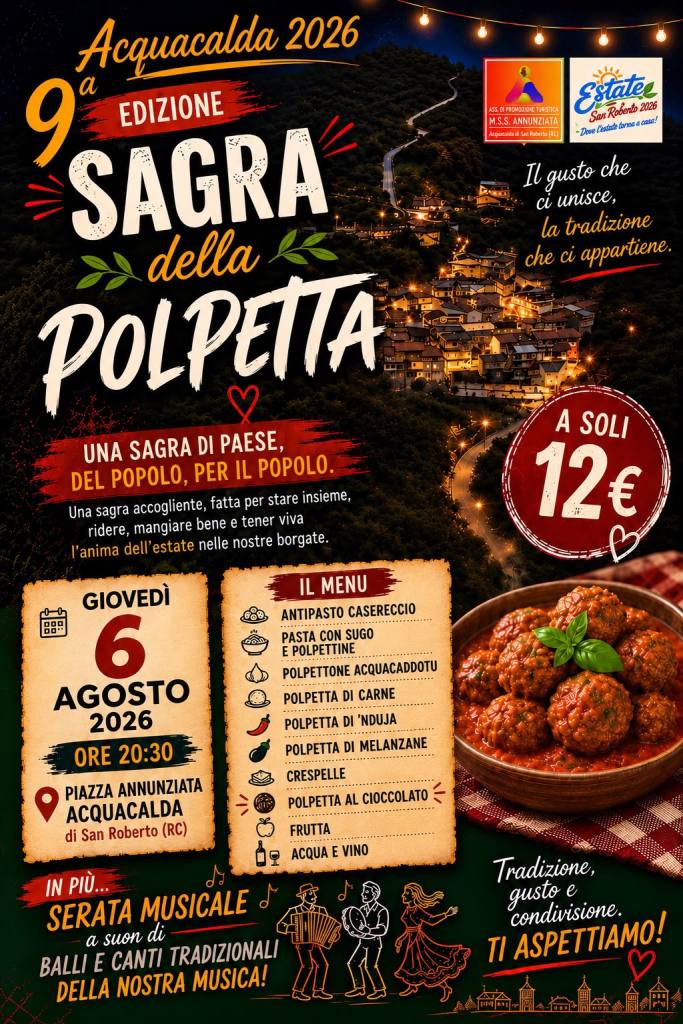 locandina sagra polpetta