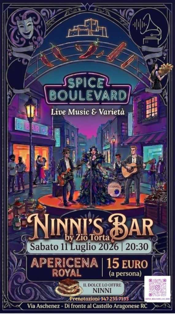 locandina spice boulevard ninni's bar