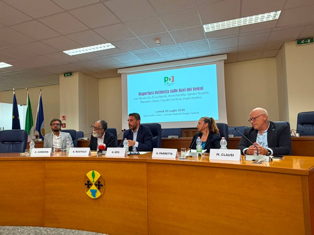Navi dei veleni, il Pd Calabria rilancia l’impegno per la verità. Irto: ‘Dovere chiarire le responsabilità’