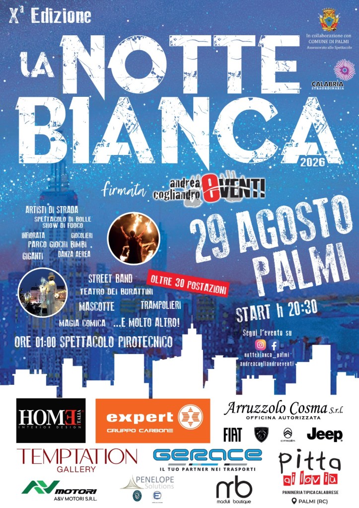 LOCANDINA UFFICIALE NOTTE BIANCA