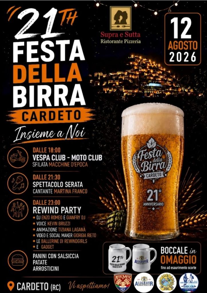 festa birra cardeto