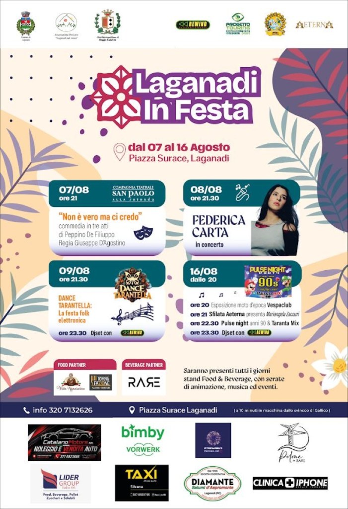 laganadi in festa