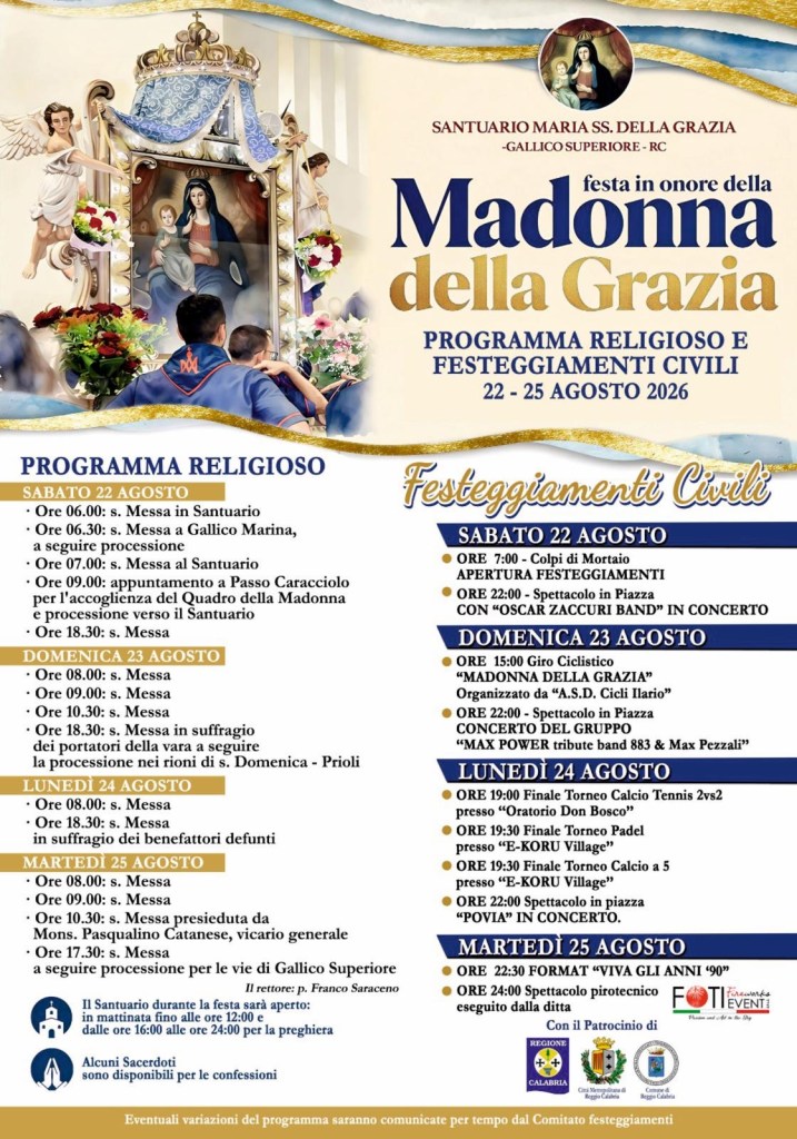 locandina festa madonna grazia