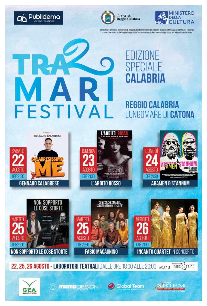 locandina tramari festival catona
