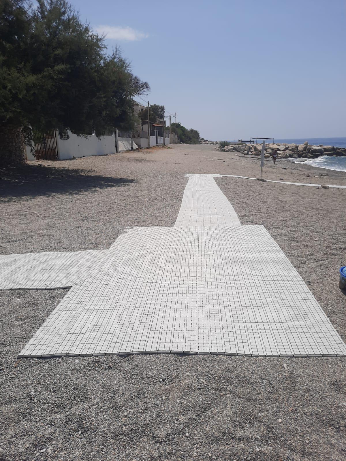 passerella disabili spiaggia bocale