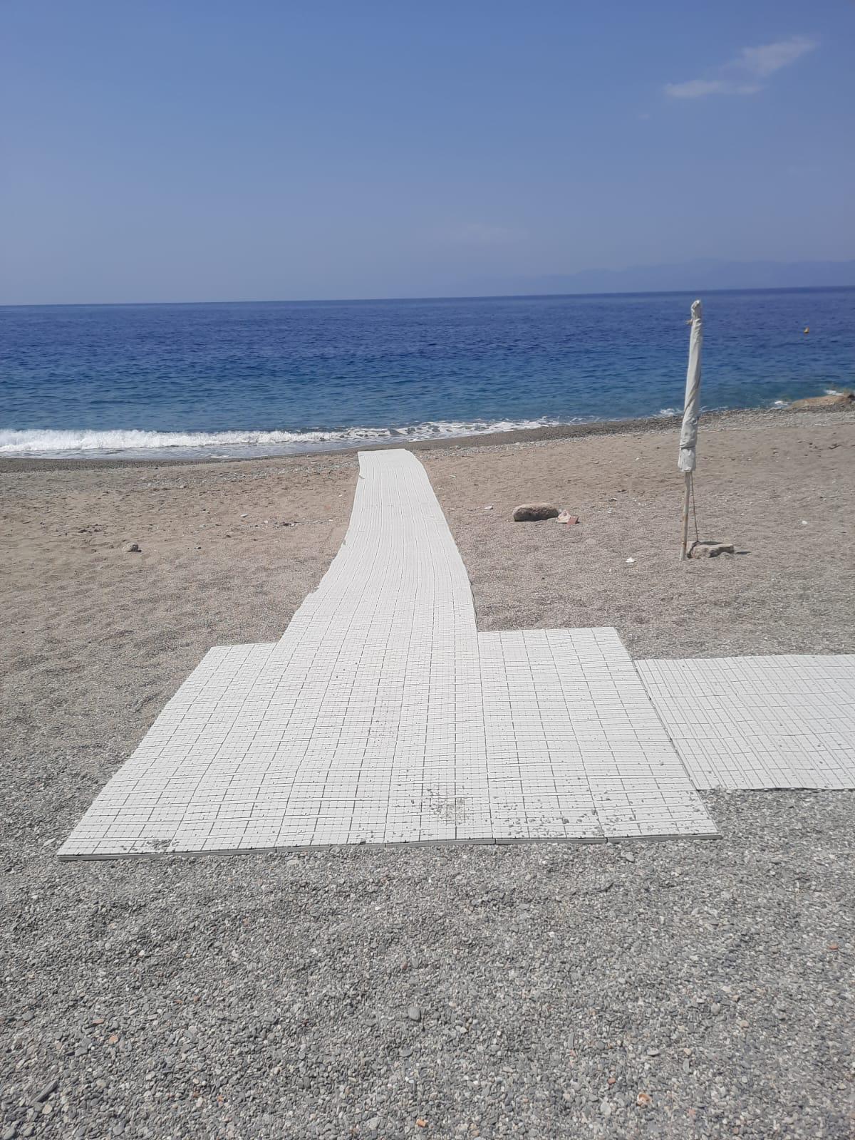passerella disabili spiaggia bocale