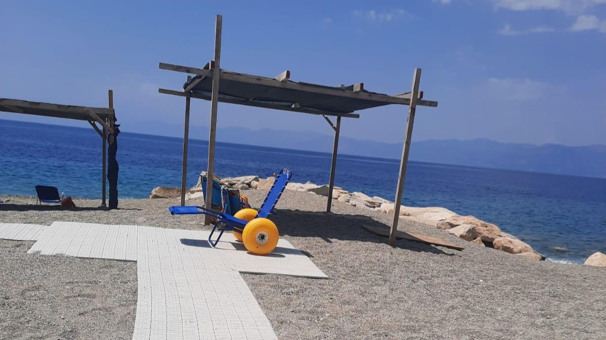 passerella disabili spiaggia bocale
