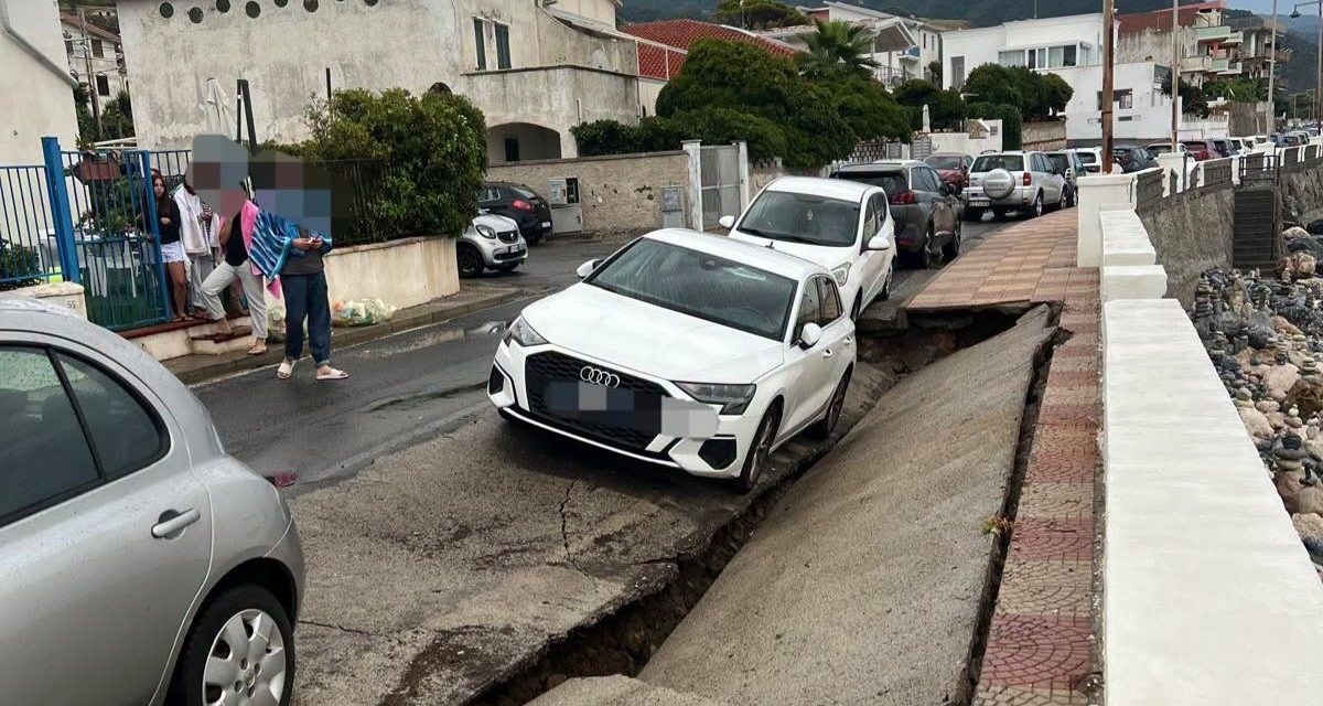 san lucido amministrazione comunale crollo lungomare voragine