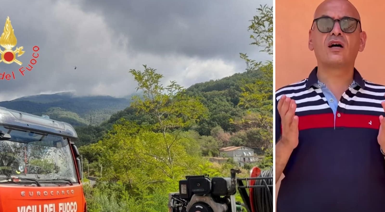 ultraleggero scomparso sindaco fuscaldo middea