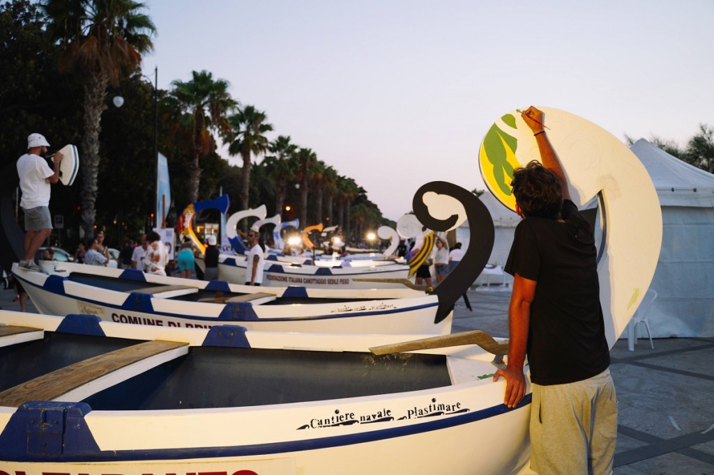 Barche Regata decorate