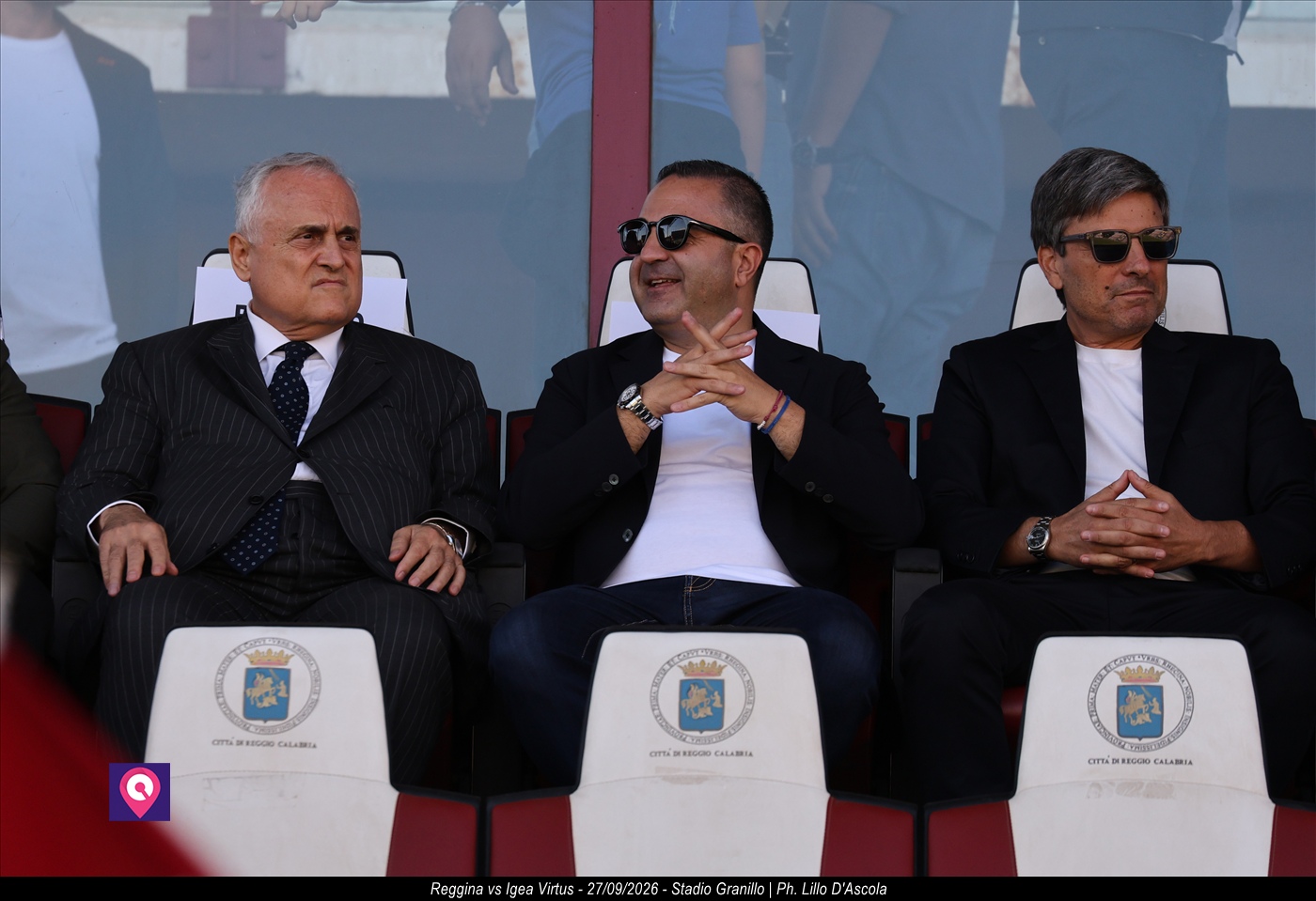 Claudio Lotito Francesco Cannizzaro Gincarlo Romairone