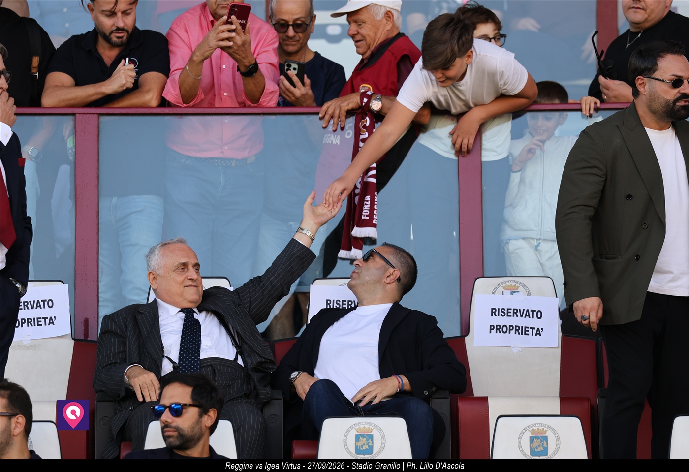 Claudio Lotito Francesco Cannizzaro Reggina