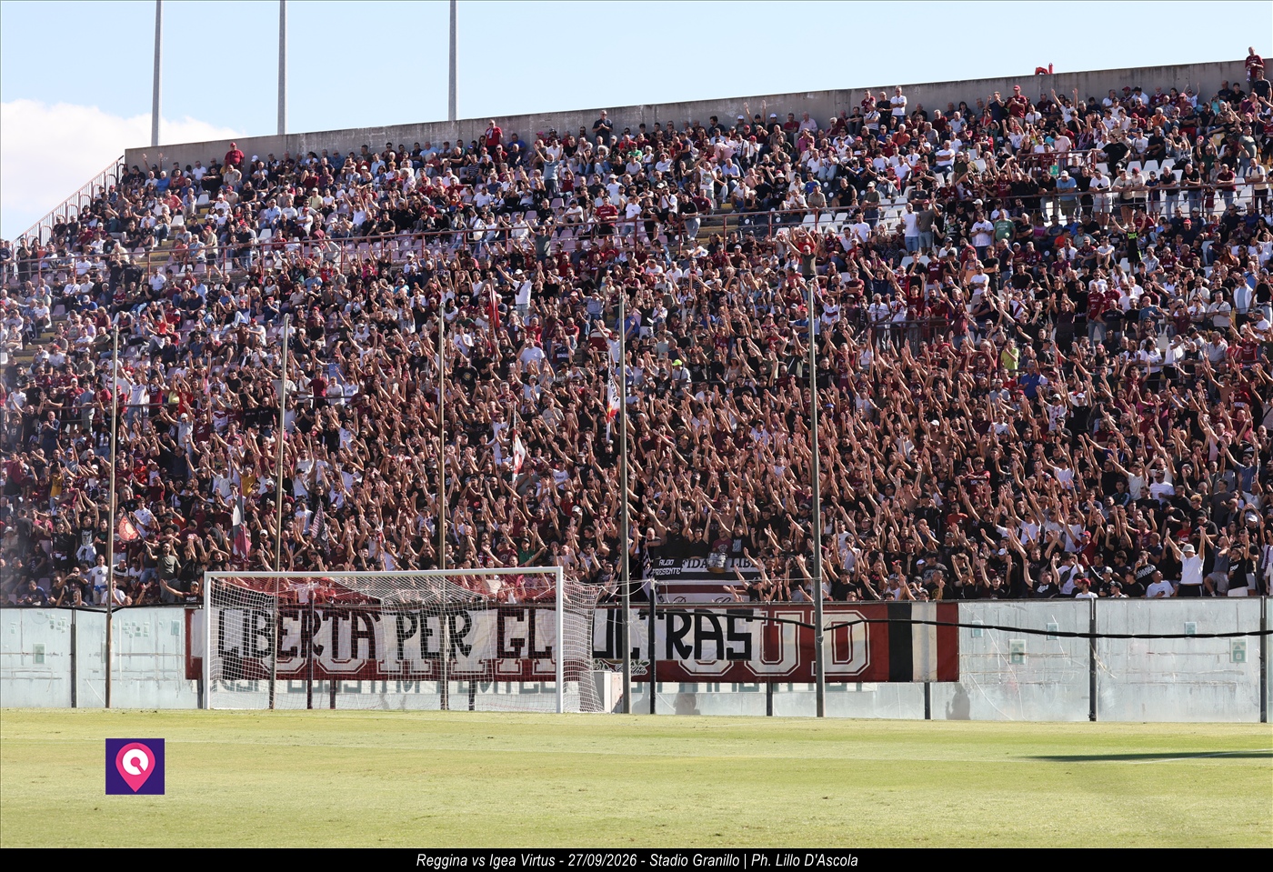 Curva Sud Sold Out Tifosi Ultras Granillo
