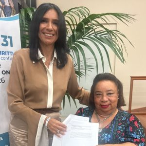 Reggio, la Relatrice Speciale ONU Heba Hagrass consegna a Giusi Princi un Rapporto inedito