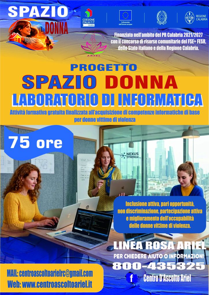 LOCANDINA SPAZIO DONNA INFORM