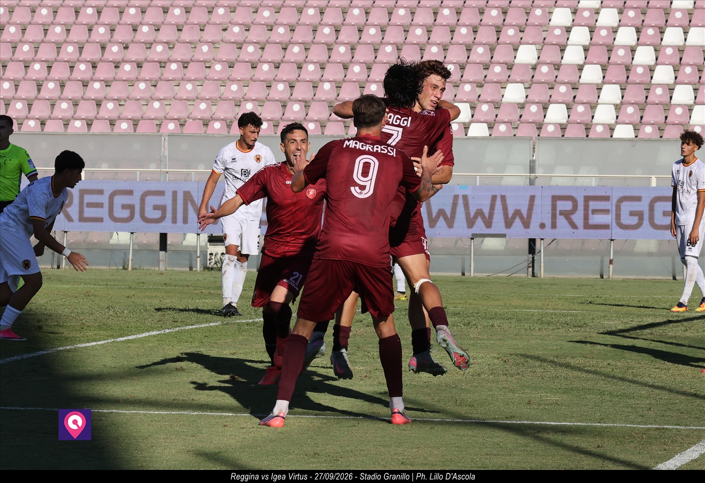 Magrassi Esultanza Reggina Toscano