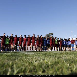 Il post della Reggina sulla pagina social, dopo la sconfitta con il Trapani