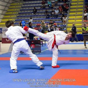 Giovanni Tramontana medaglia di bronzo agli Open League Karate Magna Grecia