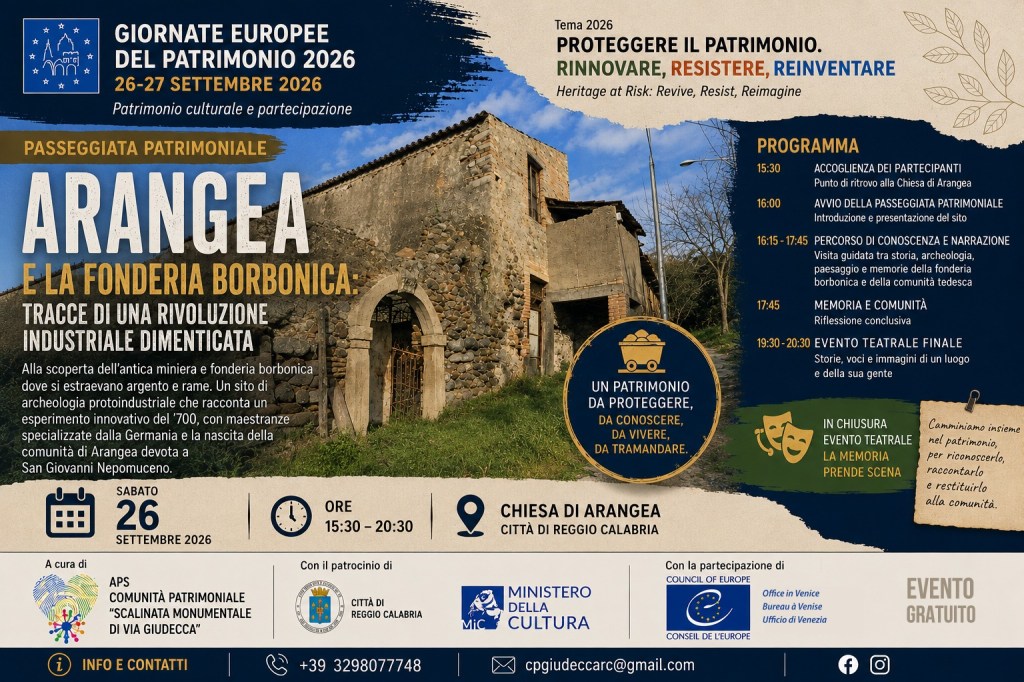 fonderia arangea passeggiata programma