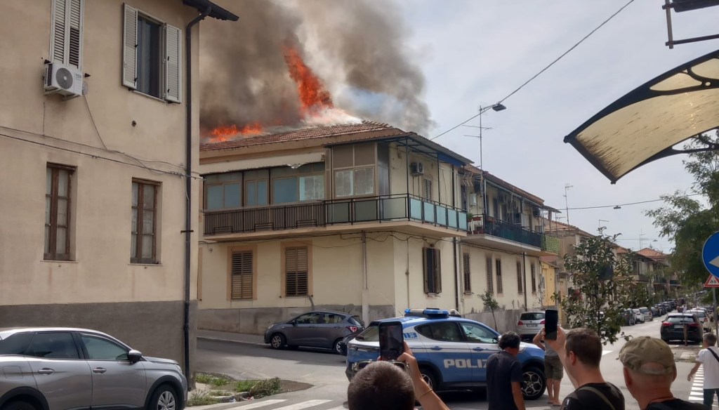 incendio santa caterina via esperia