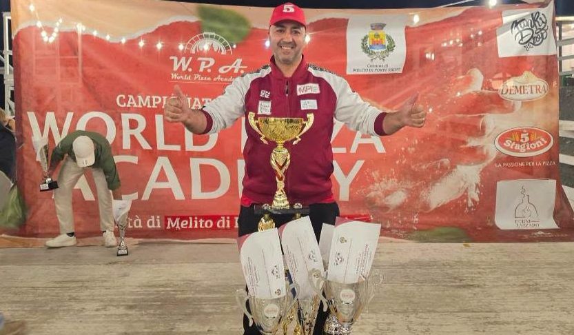 maurizio polimeni vincitore campionato europeo world pizza academy
