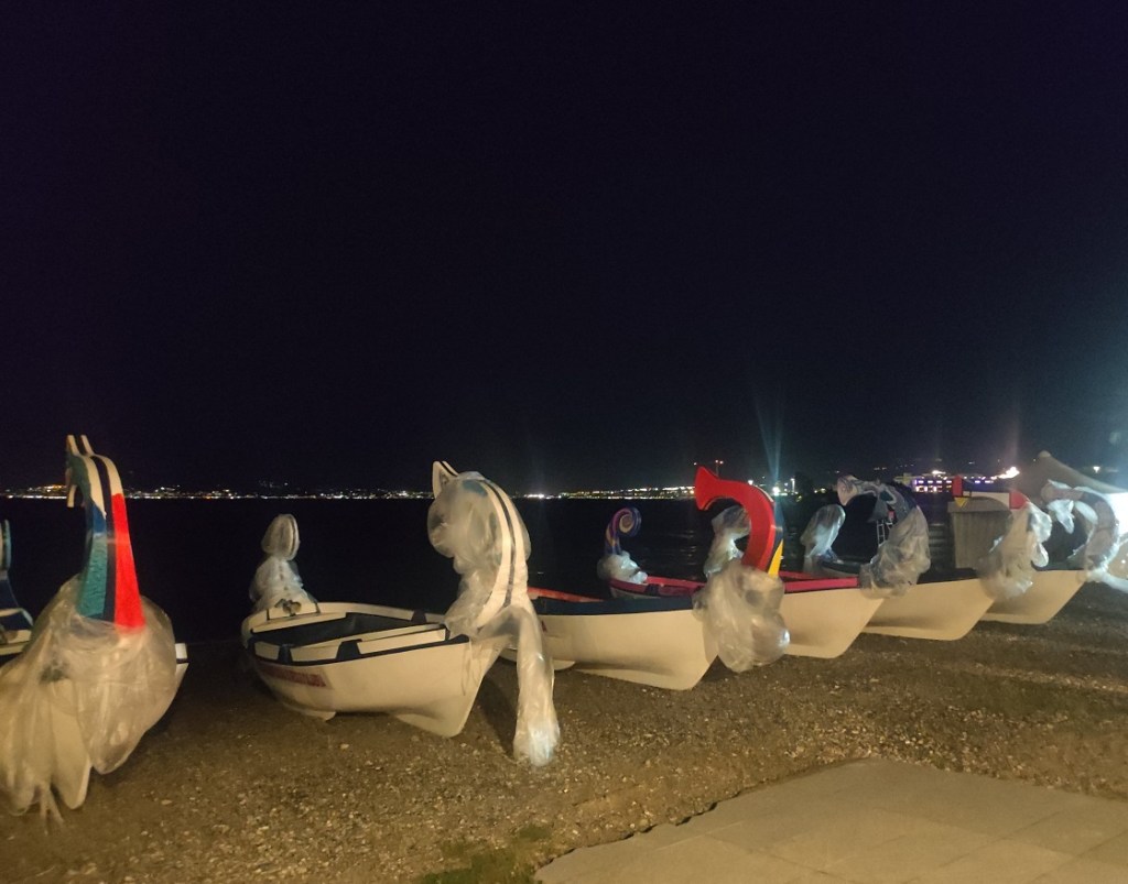 Barche regata notte